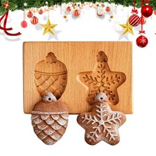 Wooden Cookie Molds Realistic