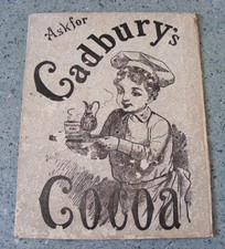 ANTIQUE CADBURY'S COCOA ADVERT