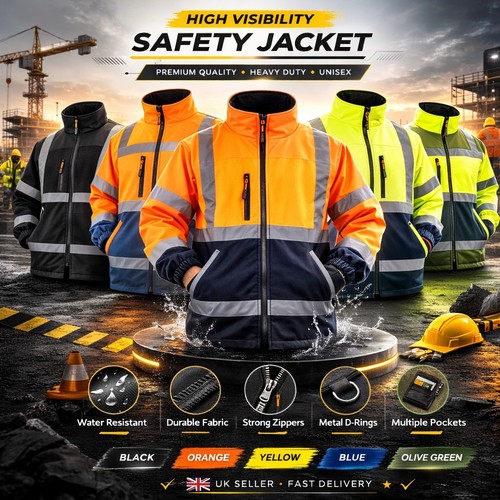Mens vis fleece jacket - hi,