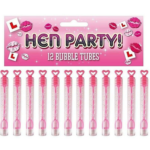 Pink heart bubble tubes hen - heart,
