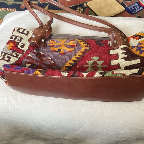 Kilim woven geometric - kilim, aztec