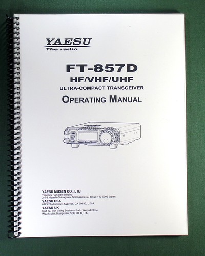 Yaesu 857d instruction - ft-857d,