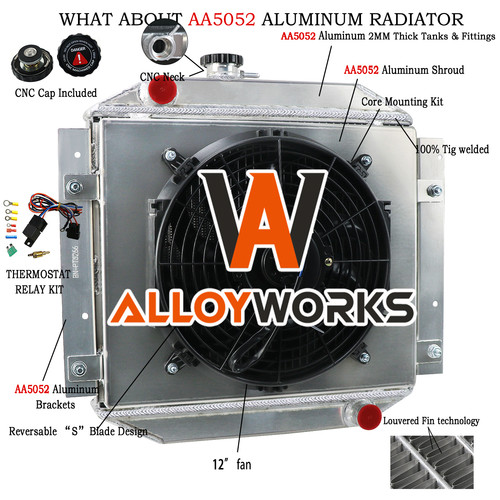 Rows aluminum alloy radiator - rows,
