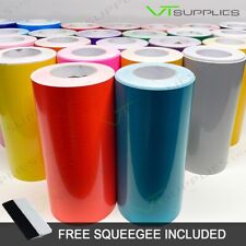 Gloss Sign Vinyl Roll Kitchen Cupboard Covering Wrap Sticky Back + FREE SQUEEGEE