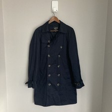 Mens Trench Coat Medium Navy