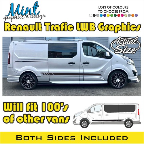 Lwb renault trafic camper - camper, side