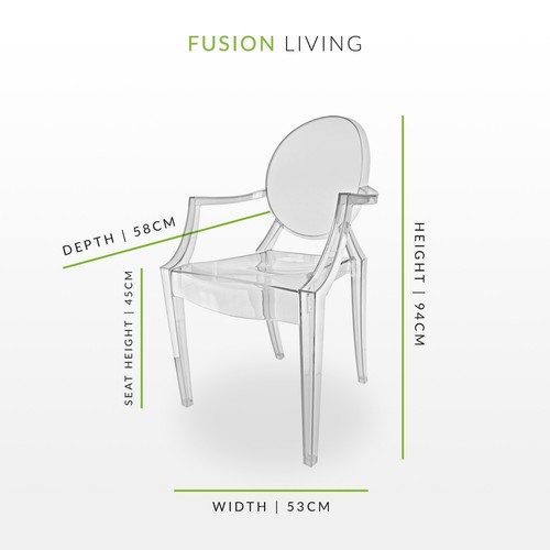 Ghost chair louis - ghost,