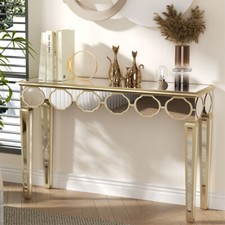 Mirrored Console Table Luxury
