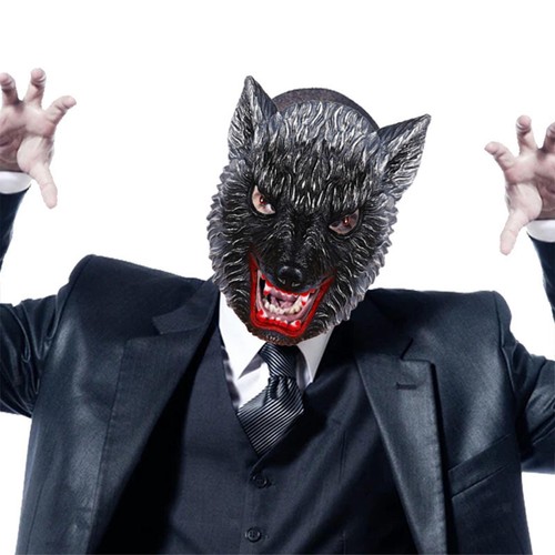 Scary halloween wolf mask - scary,