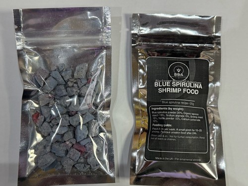 Blue spirulina shrimp food - spirulina,