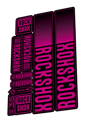 Rockshox fork decal - 35,