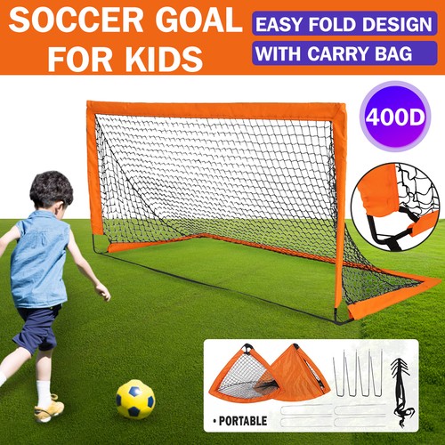 Portable soccer goal pop - pop, up