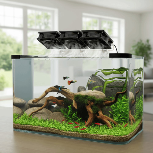 Adjustable angle aquarium - adjustable,