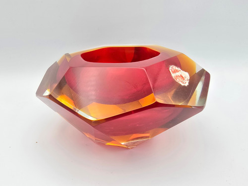 Murano sommerso geode glass - sommerso,