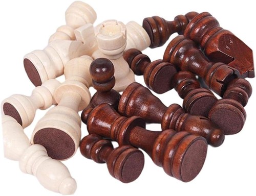 Elegant piece wooden chess - wooden,
