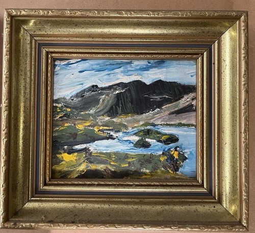 Irish school painting oil - painting, on