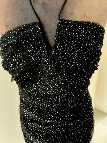 Lipsy black sequin - midi, dress