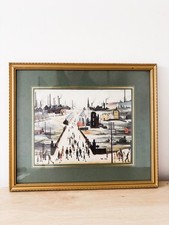 L S Lowry Print The Canal