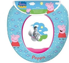 Peppa Pig Training Toilet Seat For Kids Soft Padded Travel Free & Fast Delivery