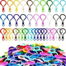 Plastic Lobster Clasps Claw Hooks For Keychains Keyrings Crafts Mixed Colours