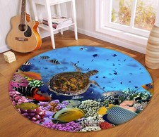 3D Sea Turtle O2866 Game Rug