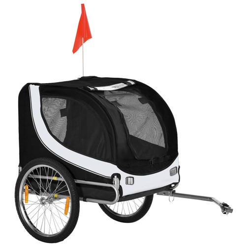 Steel dog bike trailer - steel,
