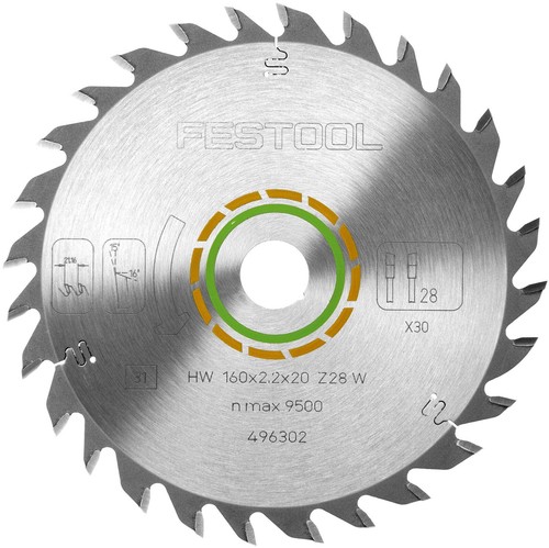Festool 160mm tooth wood - 160mm, 28