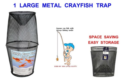 Large metal crayfish trap - large,