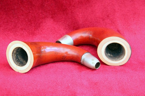 Two gourd tobacco pipe bowles - two,