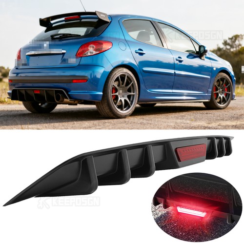 Glossy rear diffuser bumper - glossy,