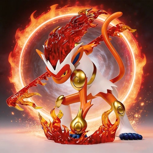 13cm infernape pokemon anime - infernape,