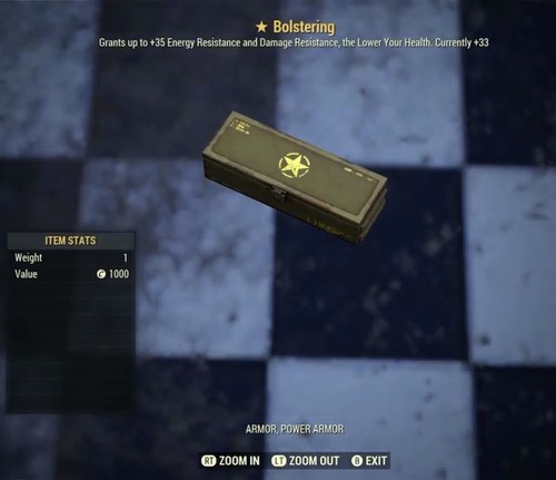 Bolstering legendary - bolstering,