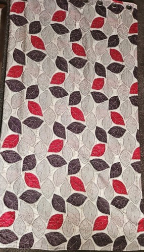 Beige brown red leaf - beige,