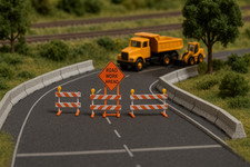 10 - Jersey Barrier Road Work