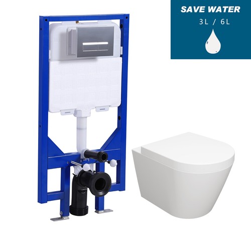 Bathroom rimless wall hung - bathroom,