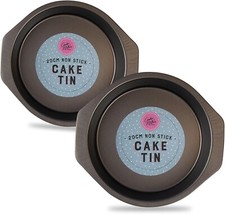 2Pack X 8 Inch Steel Cake Tin