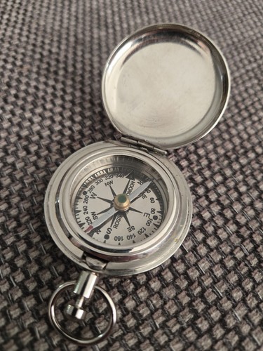 Pocket watch case compass - watch, by