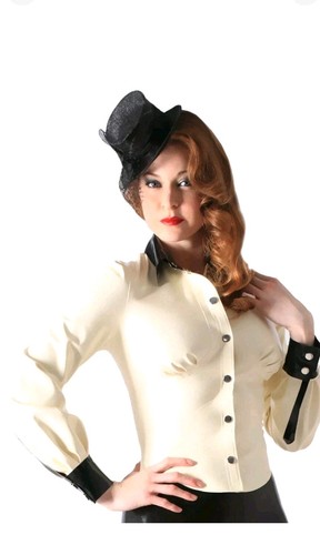 Honour rubber mistress blouse - rubber,