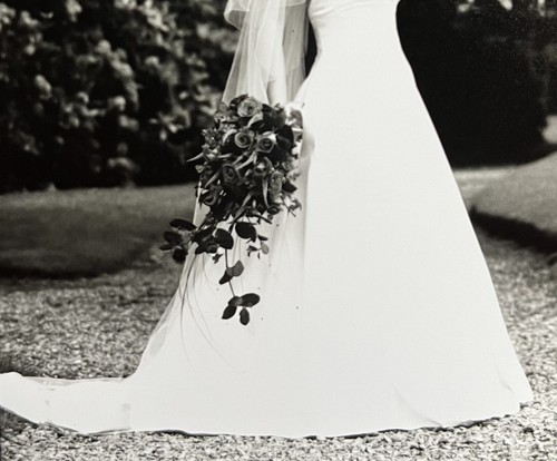 White wedding dress - white, to