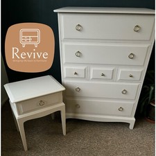 Free delivery COLOUR OF YOUR CHOICE Stag minstrel chest and bedside set 