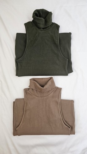 Zara green brown ribbed knit - zara,