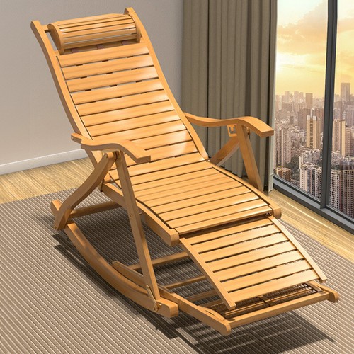 Bamboo garden sun lounger - garden,