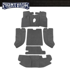 Fit For 1997-2006 Jeep Wrangler TJ Full Set Carpet Kit Floor Mat Gray 6 Piece