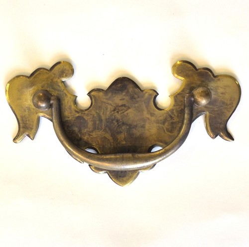 Solid brass plate - , handle
