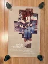 David Hockney signed poster