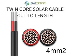 Solar Panel PV Cable Twin Core