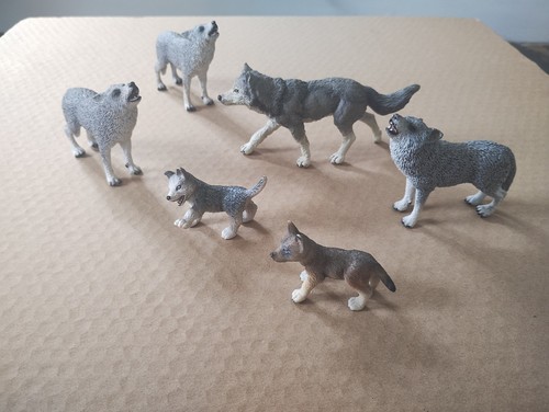 Schleich wolf job lot - schleich,