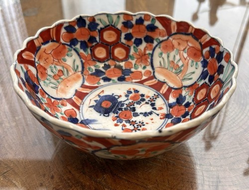 Antique japanese imari bowl - antique,