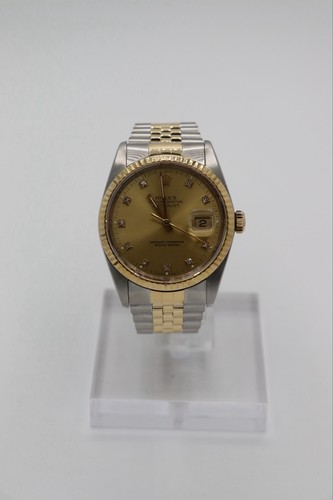 Rolex datejust champagne - rolex,