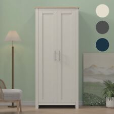 Oak Top Wooden 2 Door Wardrobe